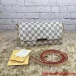 Higher Quality Fake Vuitton FAVORITE Ladies Damier Azur Canvas Handbag at discount price